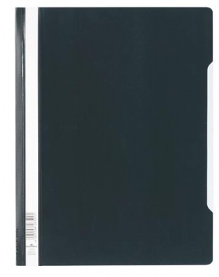 Gyorsfűző, PP, A4+, DURABLE, fekete