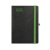 Naptár, tervező, A5, napi, TOPTIMER, "Nero", fekete-zöld